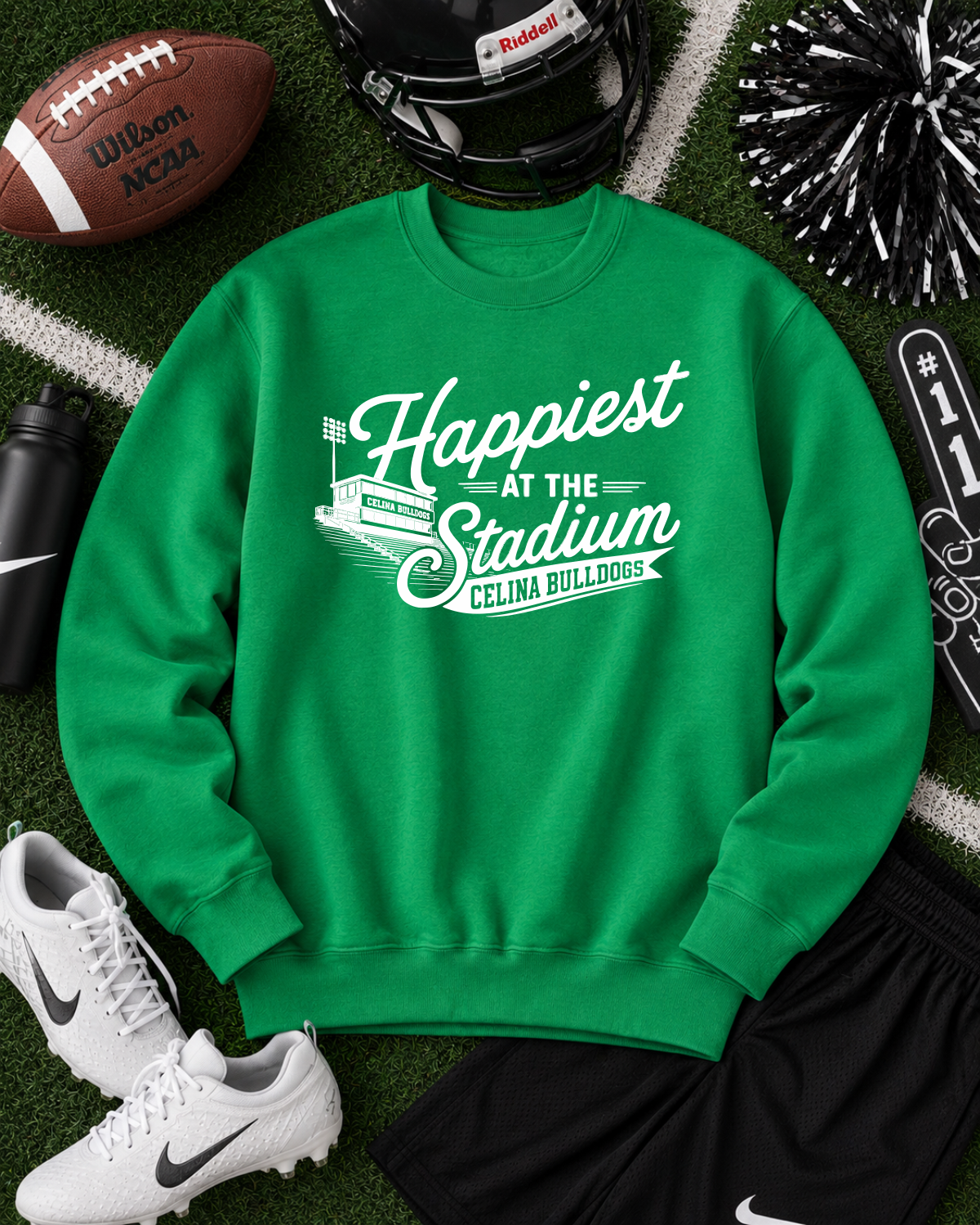 Happiest At the Stadium Crewneck Sweatshirt