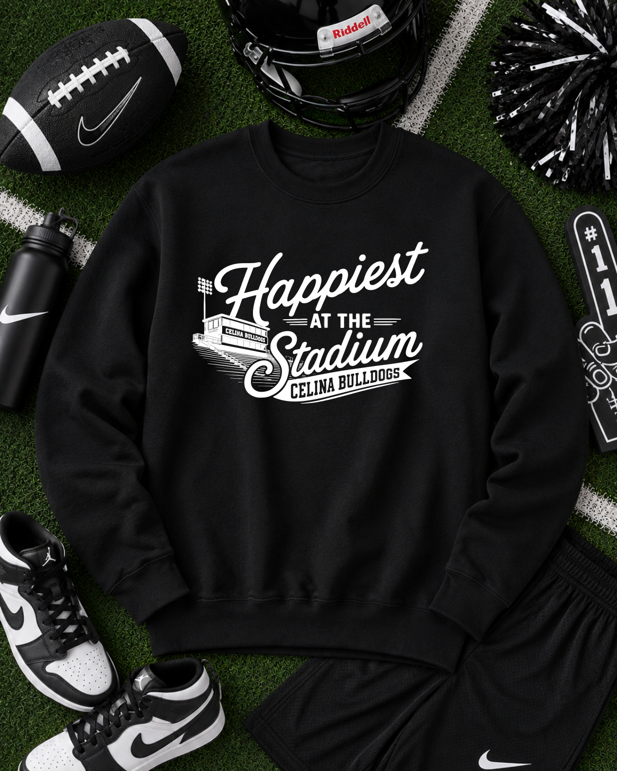 Happiest At the Stadium Crewneck Sweatshirt