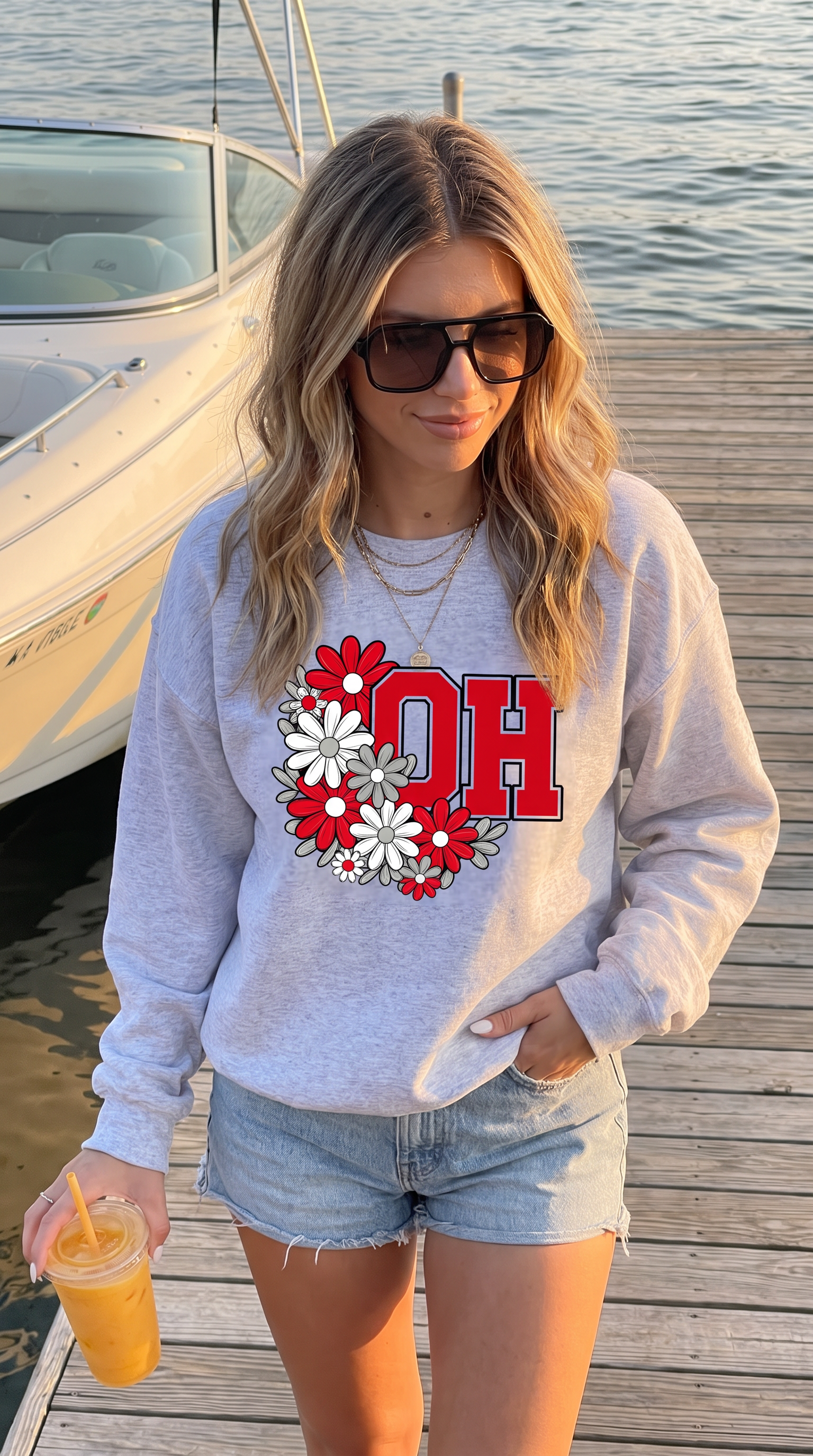Created with Purpose Graphic Crewneck Sweatshirt