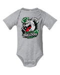 Little Bulldog Fan Football Short Sleeve Baby Onesie