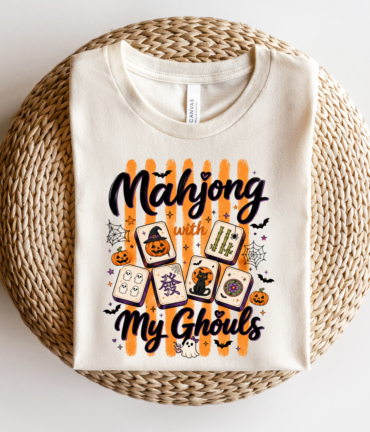 Mahjong my Ghouls Bella Canvas Graphic tee