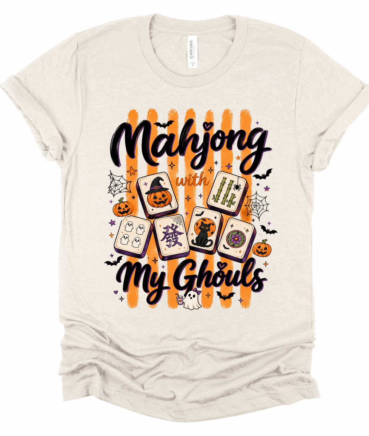 Mahjong my Ghouls Bella Canvas Graphic tee