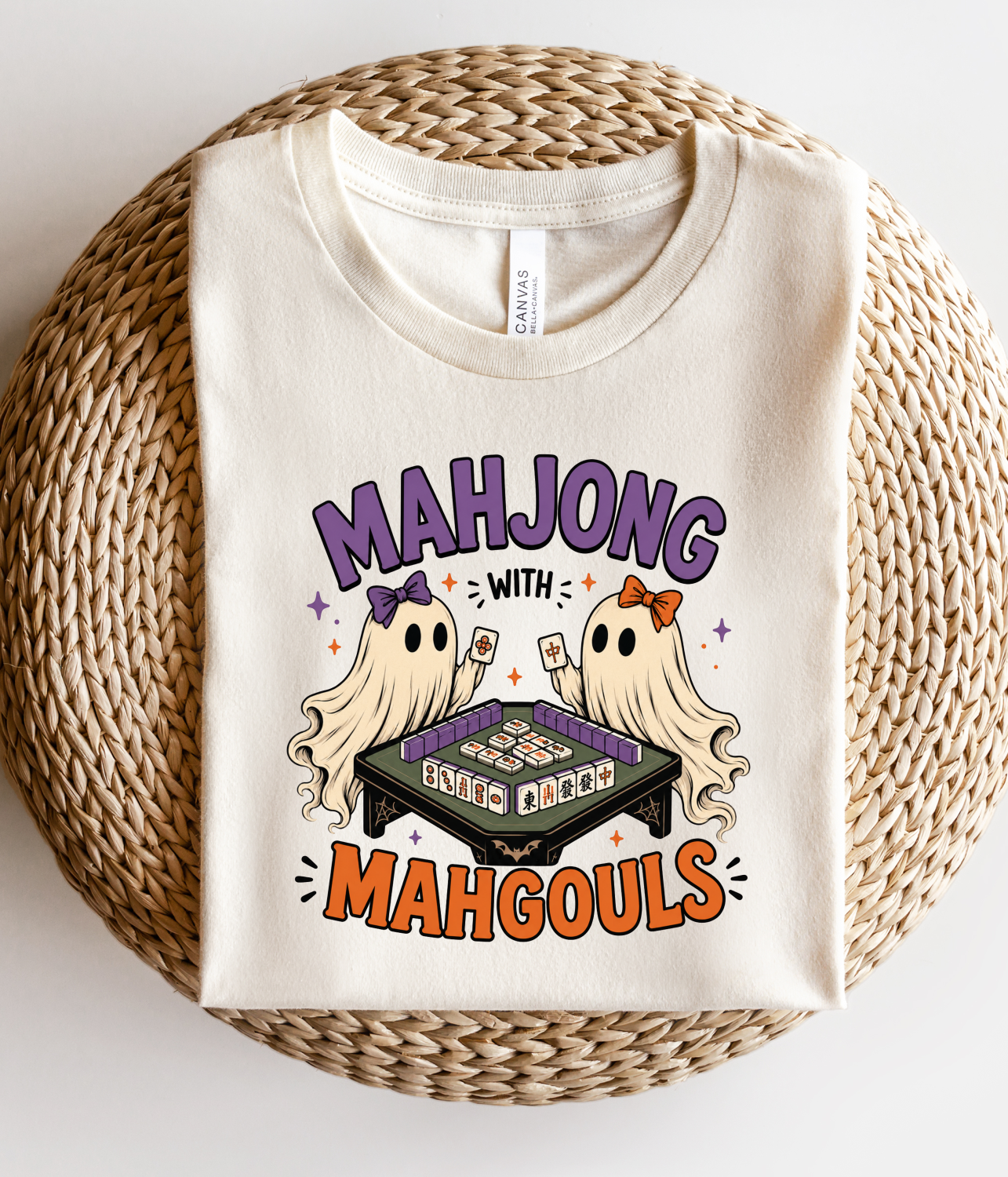 Mahjong MahGhouls Bella Canvas Graphic tee
