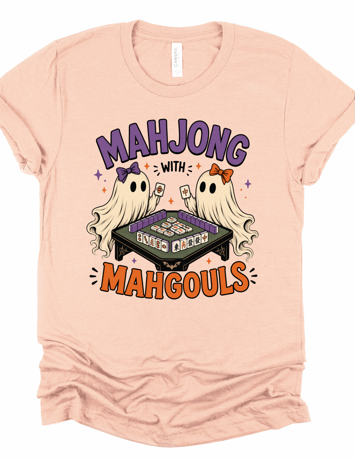 Mahjong MahGhouls Bella Canvas Graphic tee