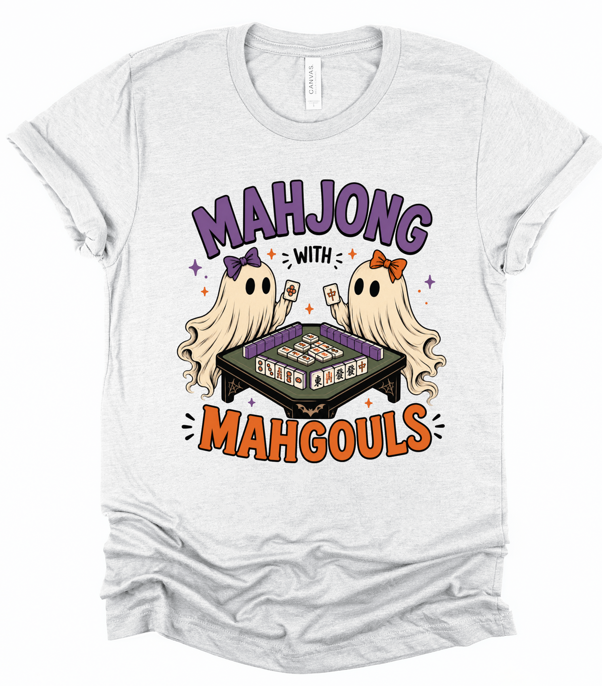 Mahjong MahGhouls Bella Canvas Graphic tee