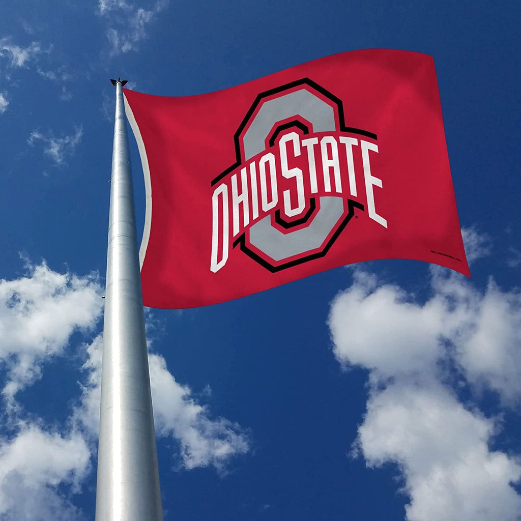 Ohio State University Buckeyes Premium 3x5 Flag Banner Metal Grommets Outdoor Indoor