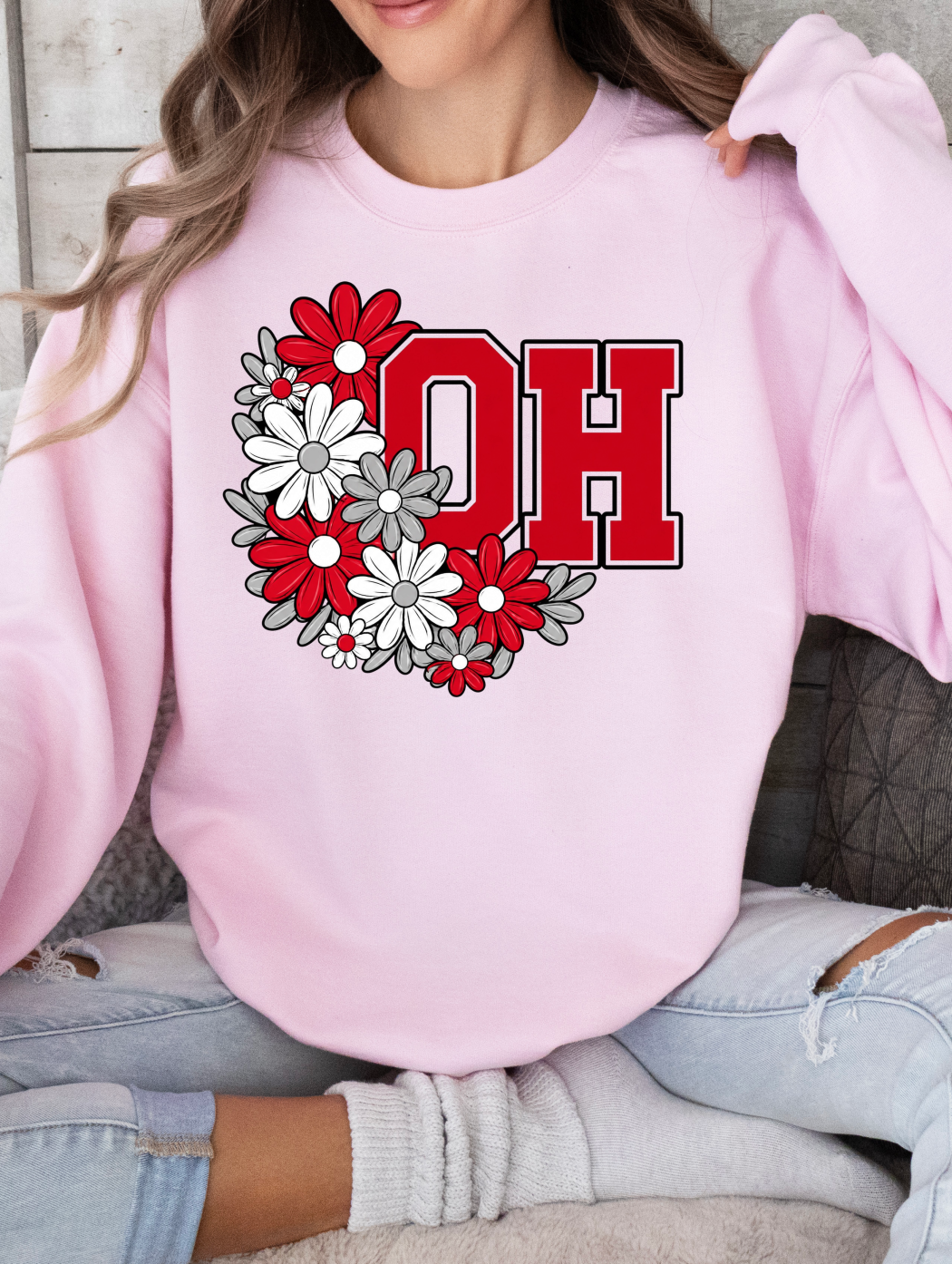 Created with Purpose Graphic Crewneck Sweatshirt