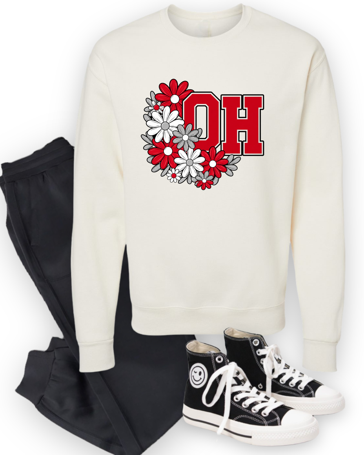 Created with Purpose Graphic Crewneck Sweatshirt