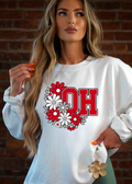Oh Floral Graphic Crewneck Sweatshirt