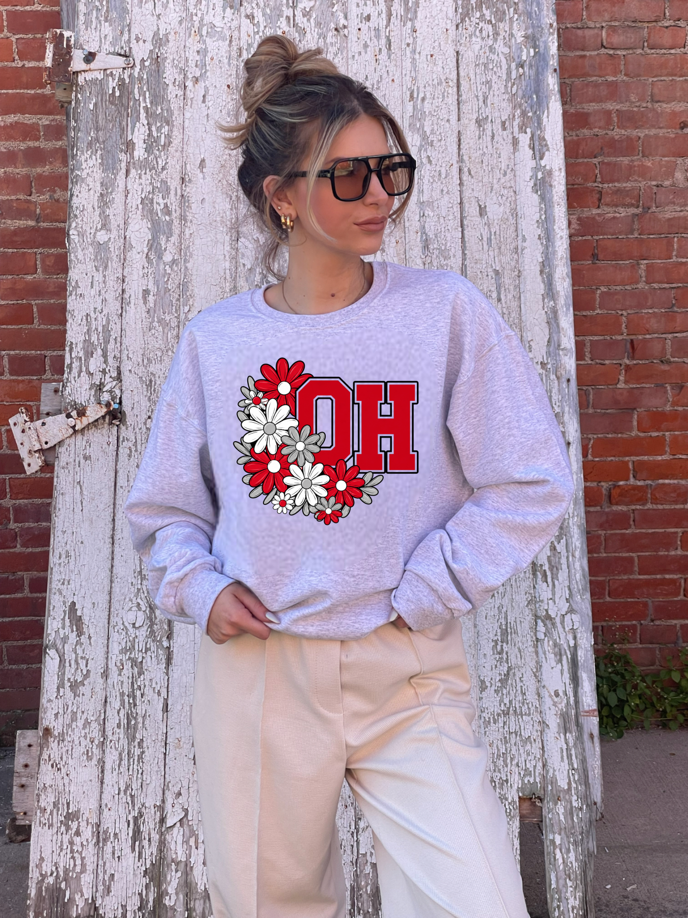 Created with Purpose Graphic Crewneck Sweatshirt