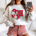 Ohio Floral Graphic Crewneck Sweatshirt