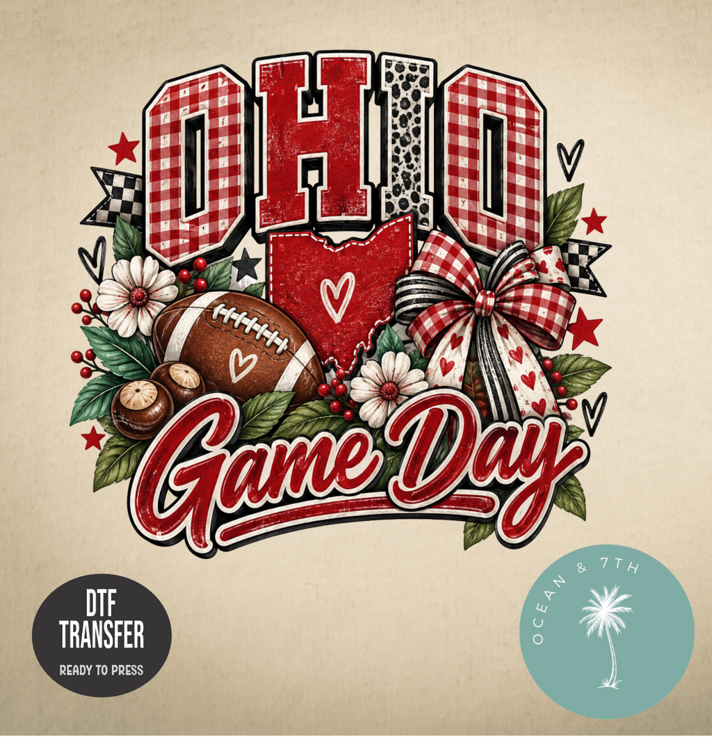 OH Ohio Game Day Print DTF