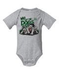 Who Let The Dogs Out Short Sleeve Baby Onesie