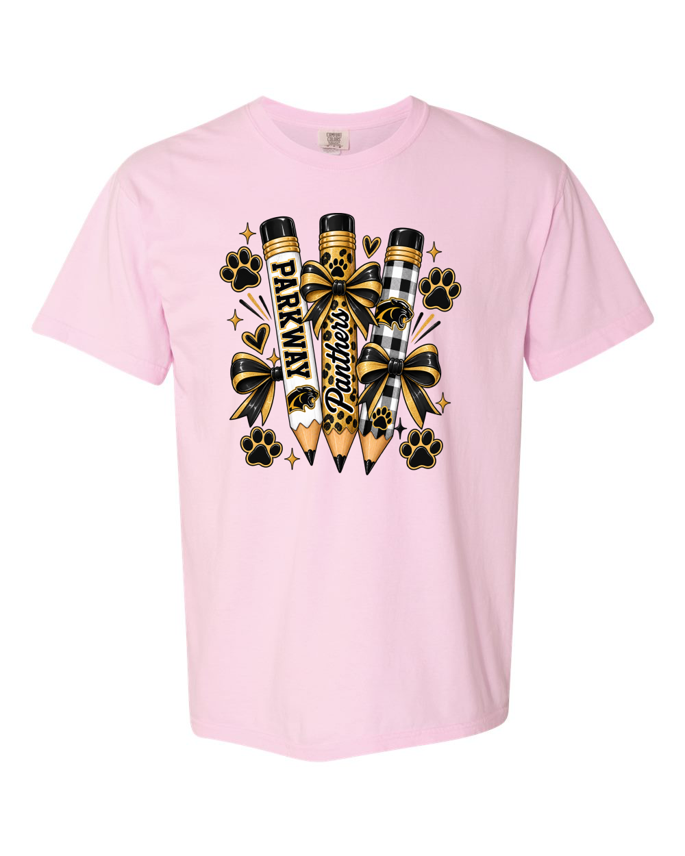 Parkway Panthers Pencil Graphic Tee Comfort Color Tee