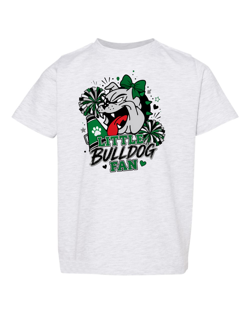 Little Bulldog Fan Cheer Short Sleeve Infant Tee