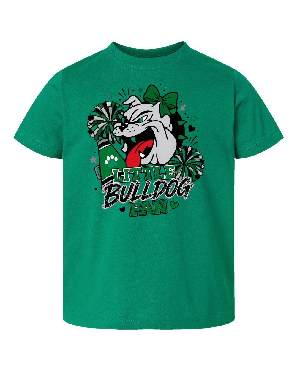 Little Bulldog Fan Cheer Short Sleeve Infant Tee