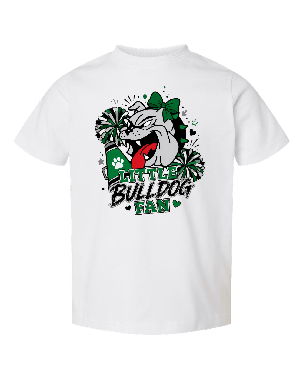 Little Bulldog Fan Cheer Short Sleeve Infant Tee