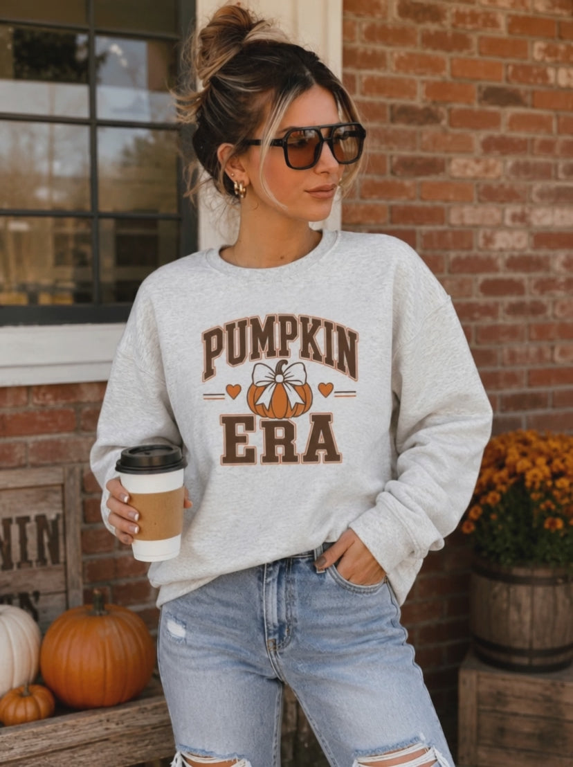Pumpkin Era Graphic Crewneck Sweatshirt