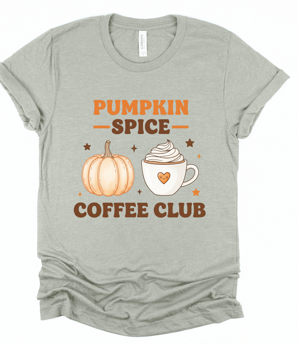 Pumpkin Spice Coffee Club Graphic Tee