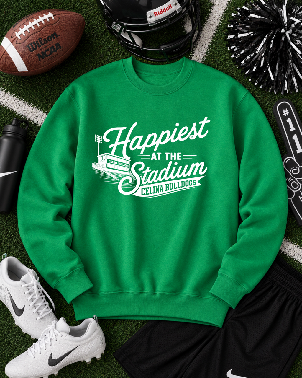 Happiest At the Stadium Crewneck Sweatshirt