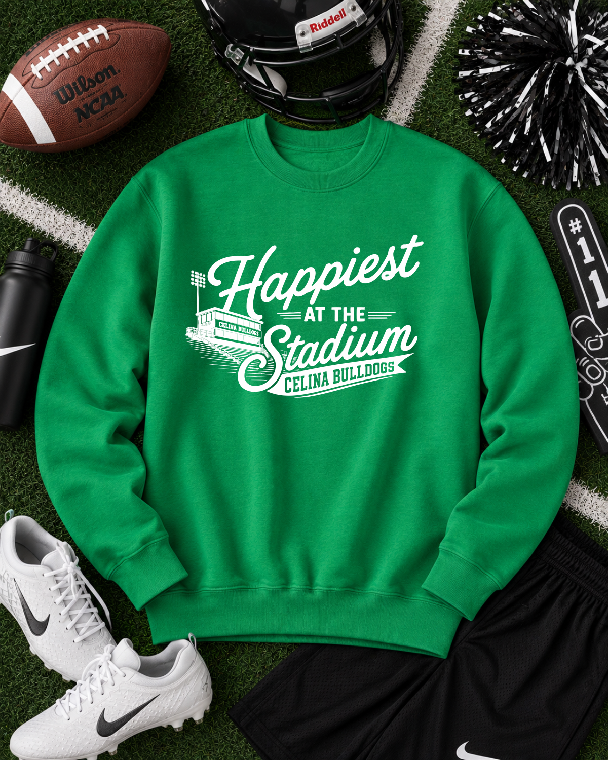 Happiest At the Stadium Crewneck Sweatshirt