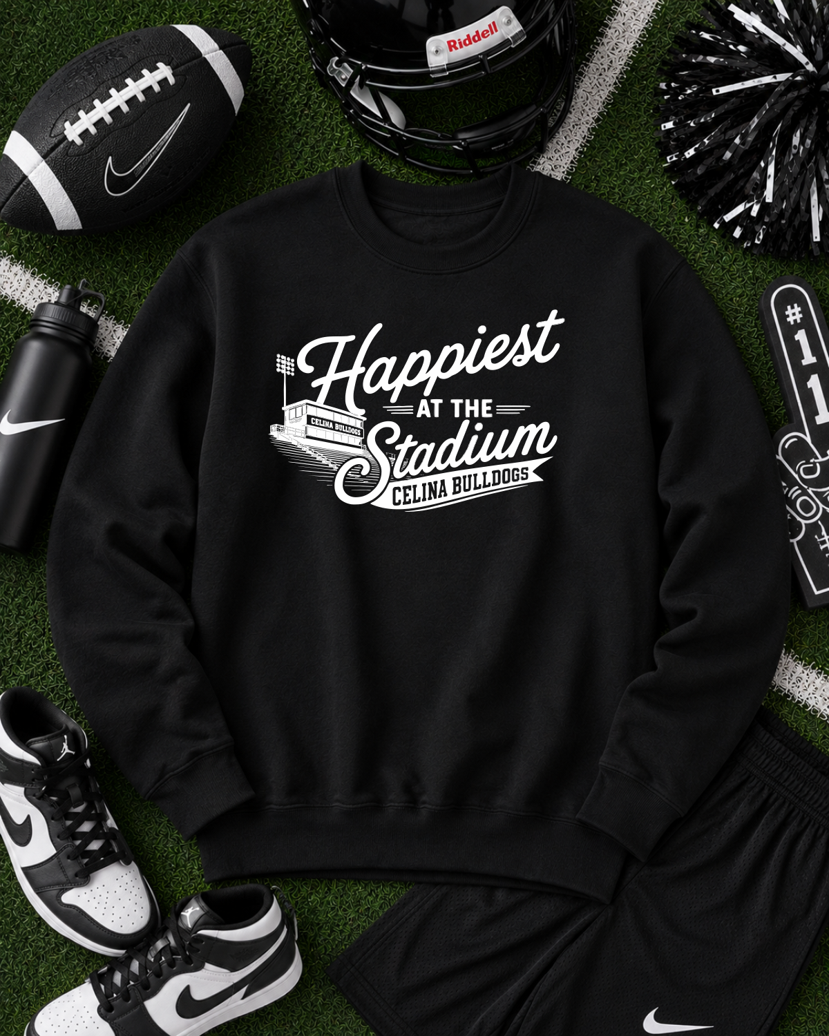 Happiest At the Stadium Crewneck Sweatshirt